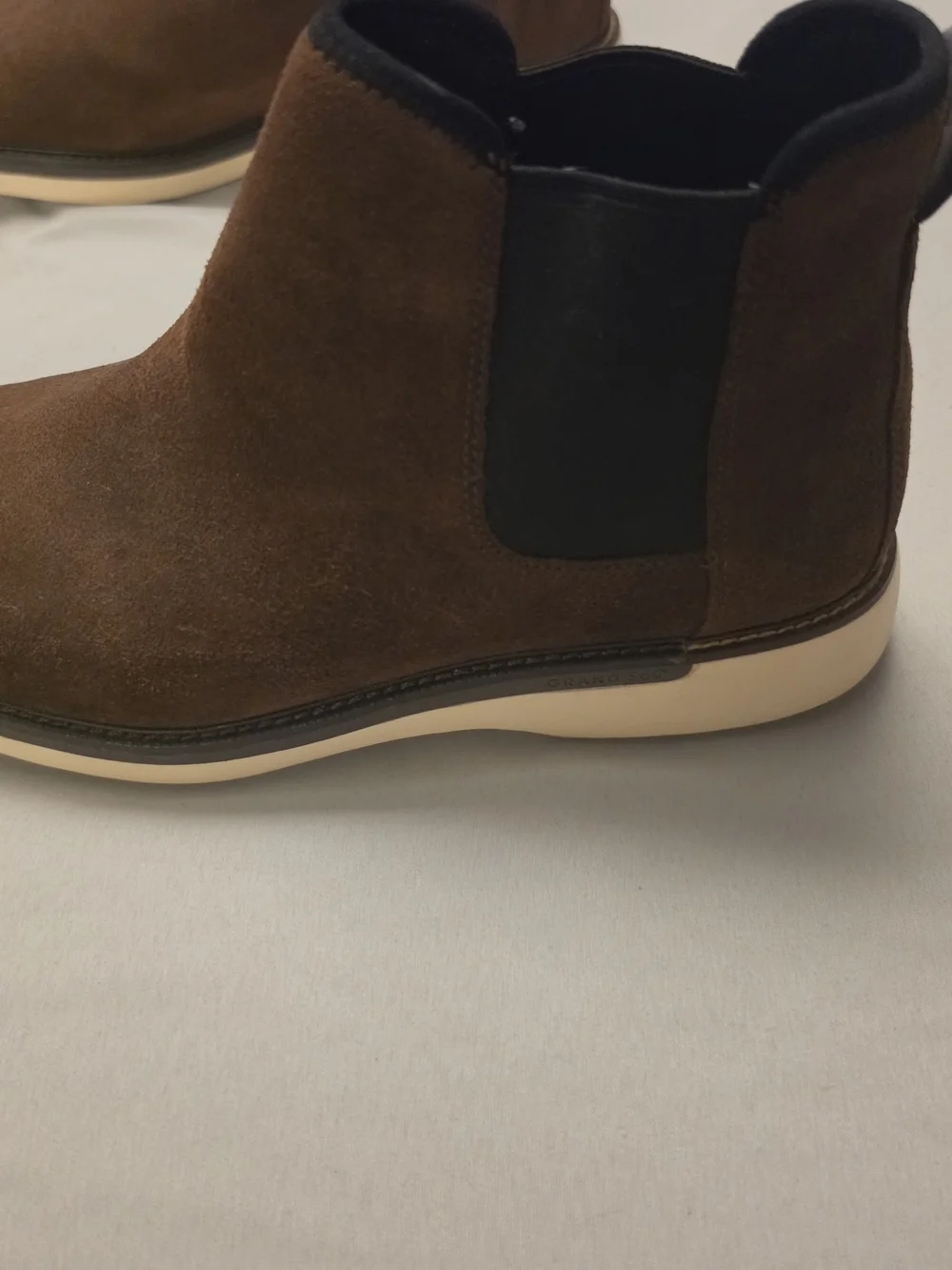 Brown Suede Chelsea Boots for Men 10.5